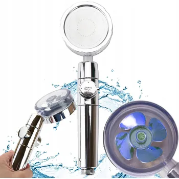 Sprchová hlavice Užitečná věcička SPRCHOVÁ HLAVICE TURBO stříbrné