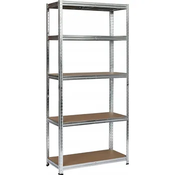 Dílenský regál Kovový skladový regál Thomas 180 x 90 x 40 cm, nosnost 175 kg na polici