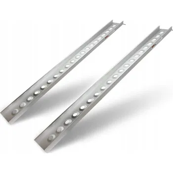 Nakládací rampa pro vozidlo Nájezdová rampa Bituxx hliníková 400 kg protiskluzová 2 ks