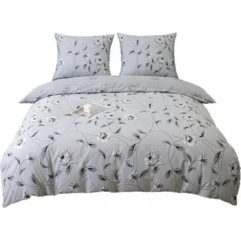 Povlečení Povlečení 160x200 3 Č. sada z bavlněného saténu, oboustranné, Jiřina 21