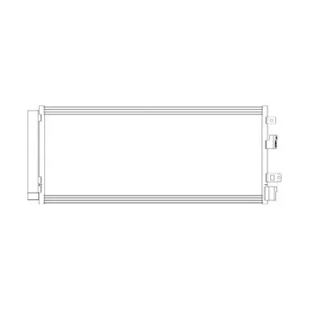 Výparník klimatizace Delphi CF20381 Kondenzátor klimatizace (chladič klimatizace)