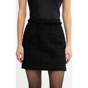Dámská sukně Sukně s příměsí vlny BOSS Vokila 50548094 černá 99C, vel. 40