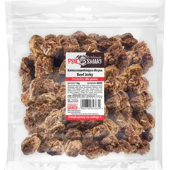 Pamlsek pro psa Kołodziejczyk | Hovězí jerky 1 kg přírodní pamlsek 100% hovězí pro psa