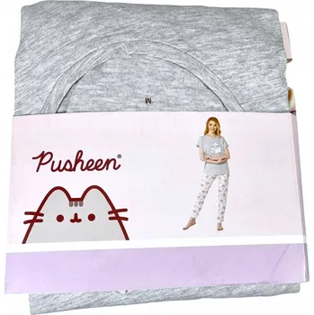 Dámské pyžamo Carbotex dámské pyžamo bavlna šedé, velikost XL