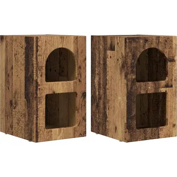 Noční stolek Noční stolek 2 ks Staré dřevo 29,5 x 35 x 50 cm