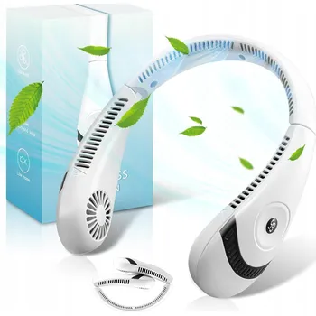 Zabezpečení domácnosti SKLÁDACÍ ZÁVĚSNÝ VENTILÁTOR NA KRK CHLADIČ PŘENOSNÝ MINI