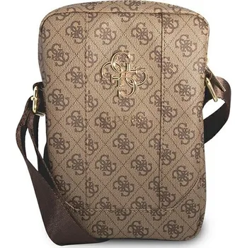 Kabelka Guess kabelka přes rameno eko kůže hnědá