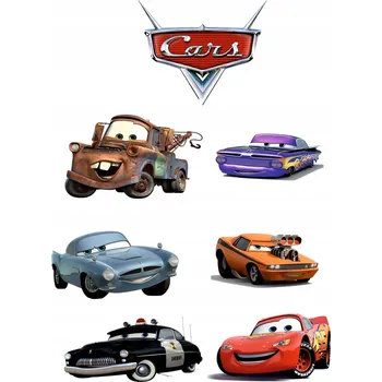 Obraz OPLATEK NA DORT AUTA ZYGZAK MCQUEEN 7 POSTAVIČEK