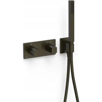 Sprchový set TRES Vanová/sprchová souprava B-SYSTEM černá bronzová 30725201KMB