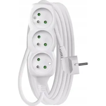 Prodlužovací kabel Bílý Prodlužovací Kabel Emos 5m 3 zásuvky
