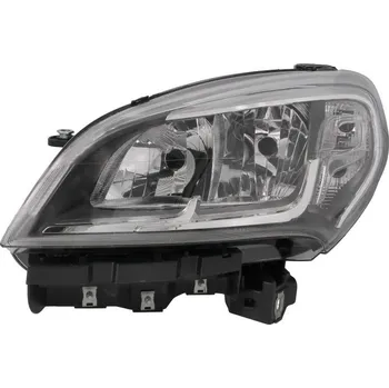 Přední světlomet DEPO Přední světlo H7 chrom), kombinovaný/plný