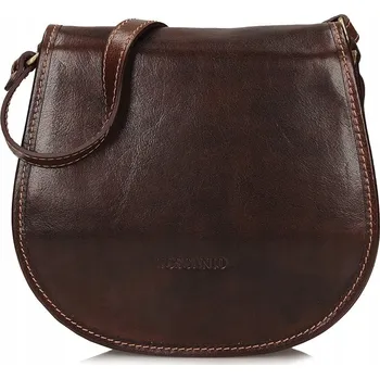Kabelka Toscanio F227 dámská kožená kabelka přes rameno, červená