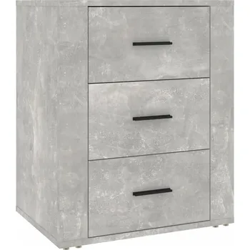 Noční stolek Noční stolek, barva betonově šedá, 50x36x60 cm