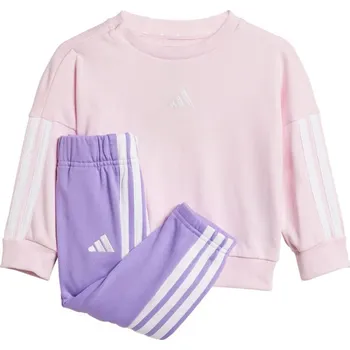 Dívčí oblečení Dětské tepláky adidas Essentials Joggers růžovo-fialové JD6482 98CM