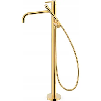 Vodovodní baterie Volně stojící vanová baterie TRES Study Exclusive zlatá