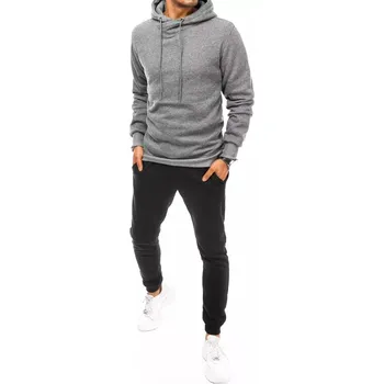 Dstreet Pánská souprava Yengih šedo-černá M AX0669 44853