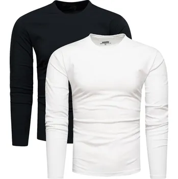 Pánské tričko Recea Pánská sada triček Bardha černo-bílá L