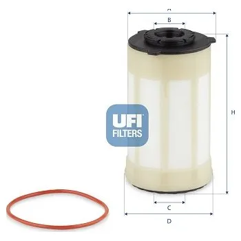 Filtr do auta Palivový filtr Fiat Ducato 14> 2.3 JTD 18> 26.H2O.07