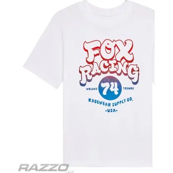 Dámské tričko Dámské tričko FOX Womens Racewear SS Tee White S