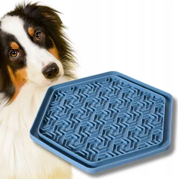 Miska pro psa PODLOŽKA ZPOMALUJÍCÍ JÍDLO PRO PSA KOČKU LÍZACÍ MISKA ANTISTRESOVÁ PODLOŽKA