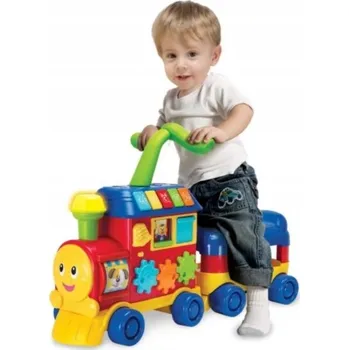 Odrážedlo Dětská lokomotiva 3 v 1 Odrážedlo Grow with Me Odrážedlo SMILY PLAY +12 m