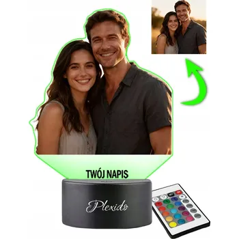 Lampička Noční lampa Plexido vícebarevná