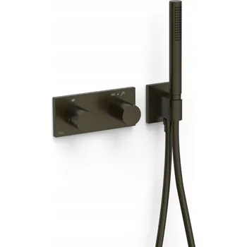 Sprchový set TRES Vanová/sprchová souprava B-SYSTEM černá bronzová 30735201KMB