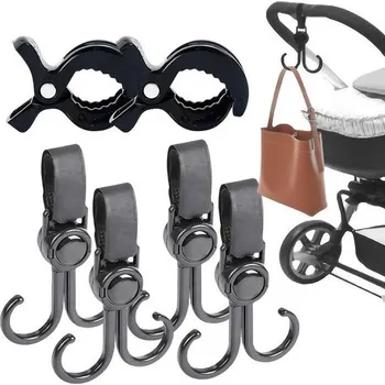 Háčky na kočárky, háčky na kočárky, držáky tašek na kočárky, svorky na kočárek, klipy na kočárek,