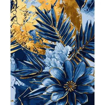 MALOVÁNÍ PODLE ČÍSEL Květiny Obrazy k Malování Podle Čísel s Rámem Oh Art!