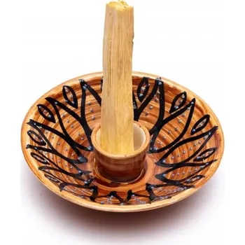 Obraz Podložka pod vonné tyčinky Fénix dřevěná 12,5 x 12,5 cm