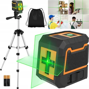 Měřící laser LASEROVÁ VODVÁHA 360° 4D KŘÍŽOVÝ LASER PRO ZELENÝ NA POLIC
