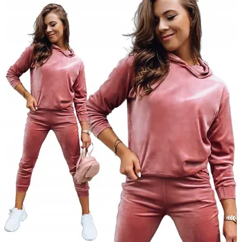 Dámská sametová TEPLÁKOVÁ SOUPRAVA , vel S/M