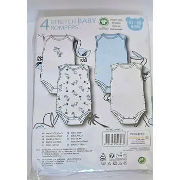 Kojenecký body Kojenecké body HI-KIDS BV bavlna velikost 62-68