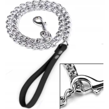 Vodítko pro psa Vodítko klasické Golden Feline řetěz 1,2 m