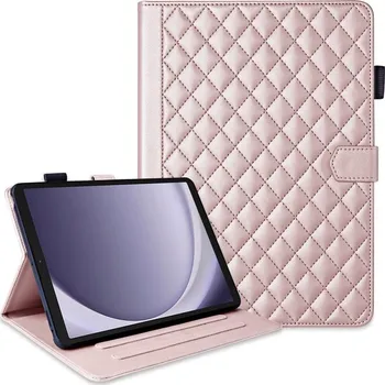 Pouzdro na tablet VSECHNONAMOBIL 130393 LATTICE Sklápěcí pouzdro pro Samsung Galaxy Tab A11 růžové