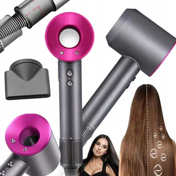 Fén Profesionální fén na vlasy 1600W s ultra ionizací + nástavec