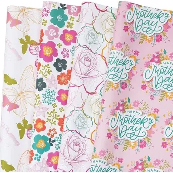 Party dekorace Balicí papír Holijolly ke Dni matek-12 listů