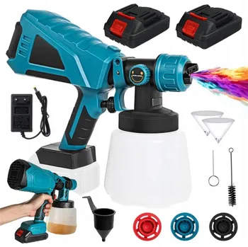 Stříkací pistole MALÍŘSKÁ STŘÍKACÍ PISTOLE AGREGÁT NA MALOVÁNÍ ZDÍ 1000ML