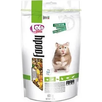 Krmivo pro hlodavce Výprodej - LOLO Foody kompletní krmivo pro křečky 600 g Doypack