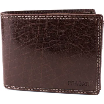 Peněženka Luxusní pánská kožená peněženka hnědá odstín kávy Moca premium kůže v dárkové krabičce Master Pragati Elite GTI A-18