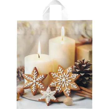 Dárková taška MFP Igelitová vánoční taška s uchem vzor 12