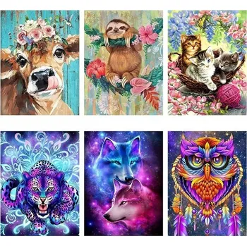 SupLetsico diamantové obrazy zvířat