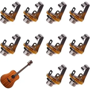 Příslušenství pro strunný nástroj 6,35 mm vstupní kytarový konektor