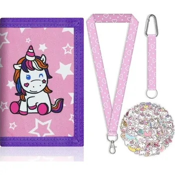 Peněženka Dětská náprsní peněženka MEIJINMEIYU – Dětská peněženka do školy, kabelka pro dívky a chlapce,