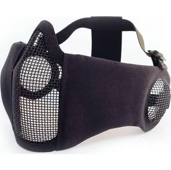 Airsoft HANSTRONG GEAR H World EU Taktická airsoftová prodyšná ochranná maska s krytem uší (hnědá)