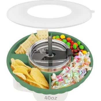 Jídlonosič Tác na svačinu s víkem na Stanley Cup 40oz