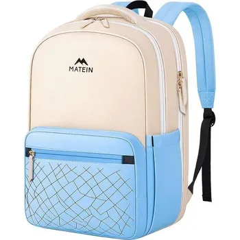 brašna na notebook Batoh MATEIN pro ženy, robustní školní batoh pro teenagery a dívky s 15,6palcovou přihrádkou jako