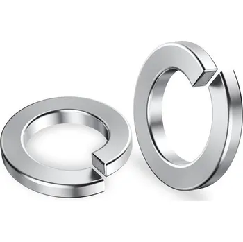 Sada 30 nerezových pružných podložek M6 QZKJQDD, pružné podložky, spirálové podložky, nerezové