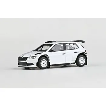 Dětské zboží Abrex Škoda Fabia III FL Rally2 Evo (2019), šotolinová kola, 1:43, Bílá