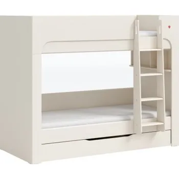 Dětská postel Dětská patrová postel 90x200cm Vendella - béžová